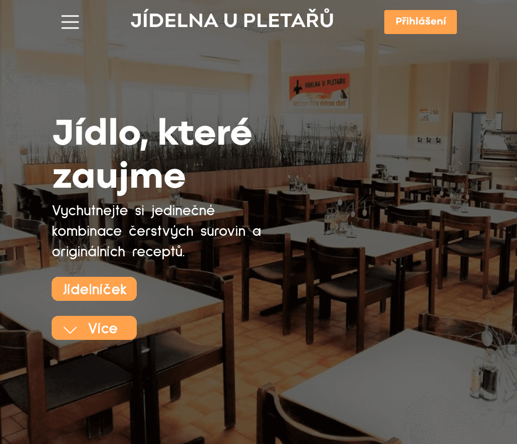 jidelnaupletaru.cz website section